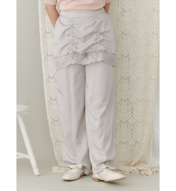 merry jenny「サテンレイヤードパンツ」|その他|