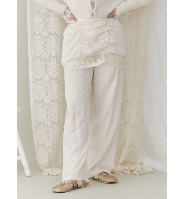 merry jenny「サテンレイヤードパンツ」|その他|