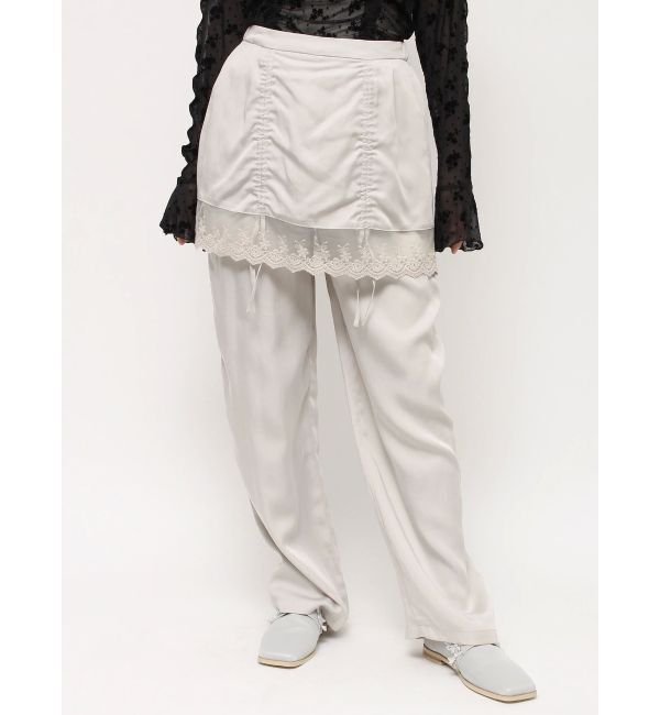 merry jenny「サテンレイヤードパンツ」|その他|