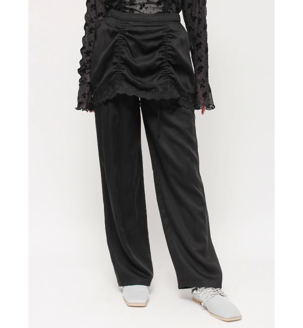 merry jenny「サテンレイヤードパンツ」|その他|