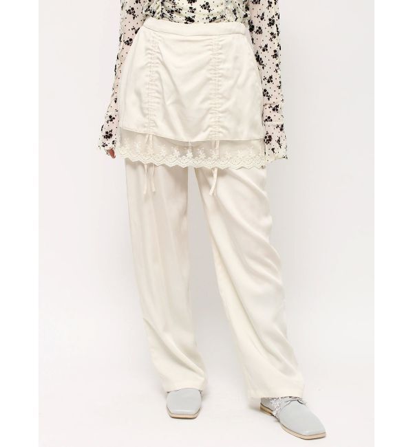 merry jenny「サテンレイヤードパンツ」|その他|