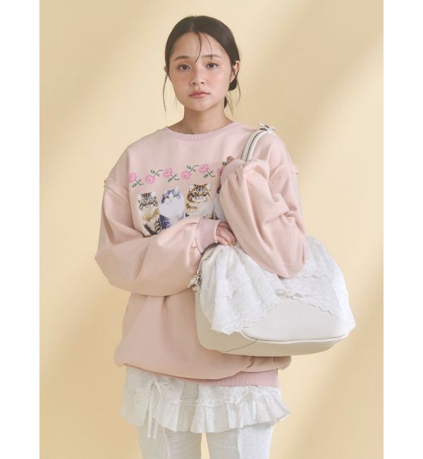 merry jenny「クリームボストンバッグ」|ボストンバッグ|