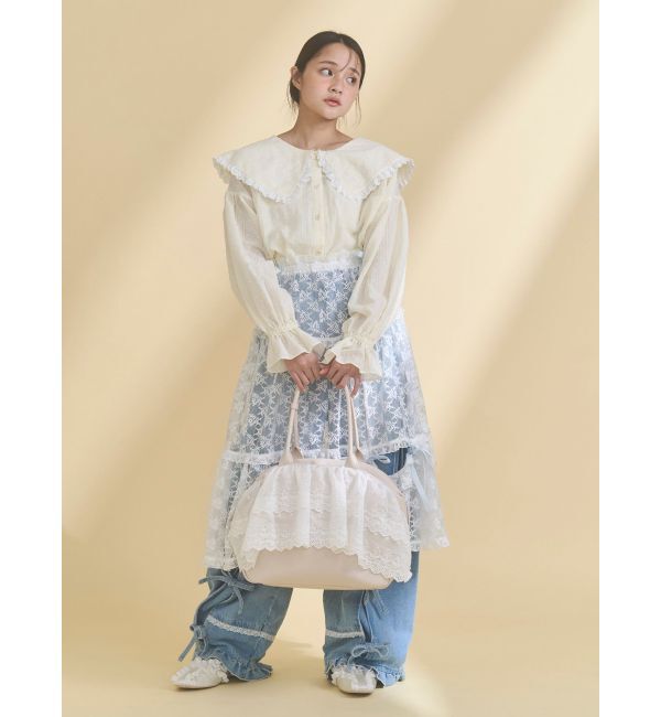 merry jenny「クリームボストンバッグ」|ボストンバッグ|