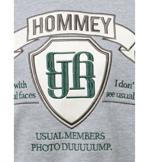 GYDA「BACKレースアップショートロゴスウェットトップス」|スウェット・ジャージ|