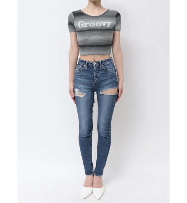 GYDA「Groovy グラデーションニットトップス」|ニット・セーター|