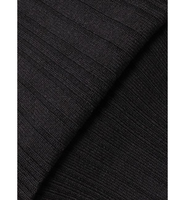 GYDA「サイドラインハーフスリーブニットトップス」|ニット・セーター|