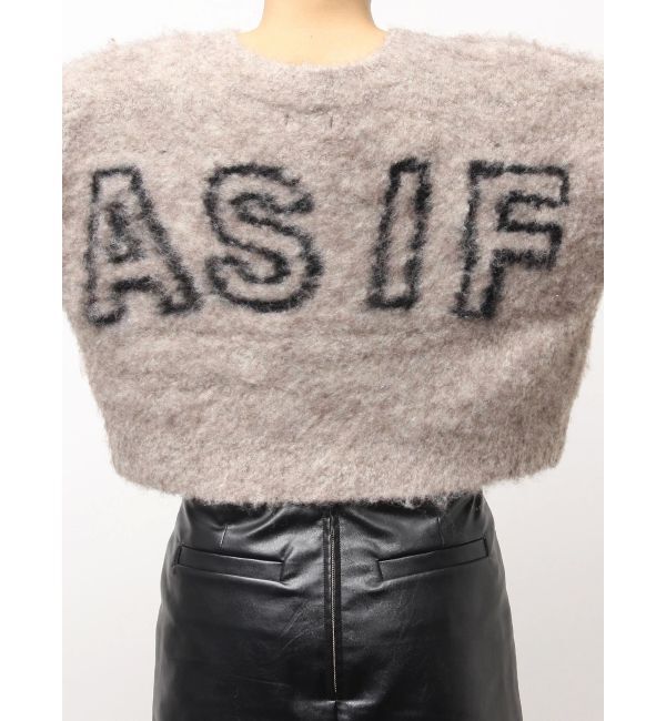 GYDA「AS IFニットカーディガン」|カーディガン|