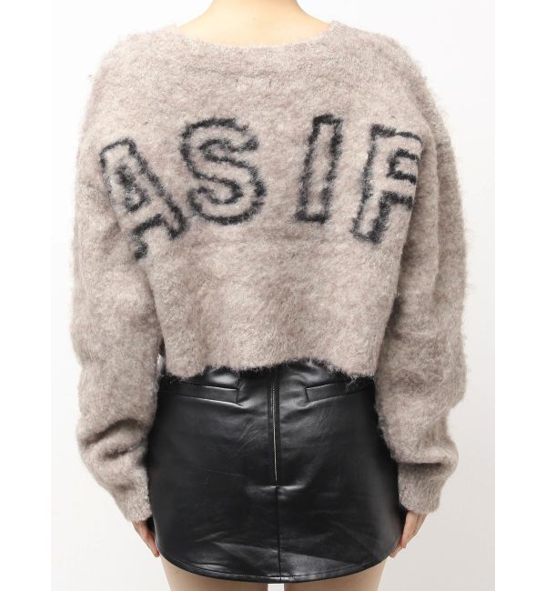 GYDA「AS IFニットカーディガン」|カーディガン|