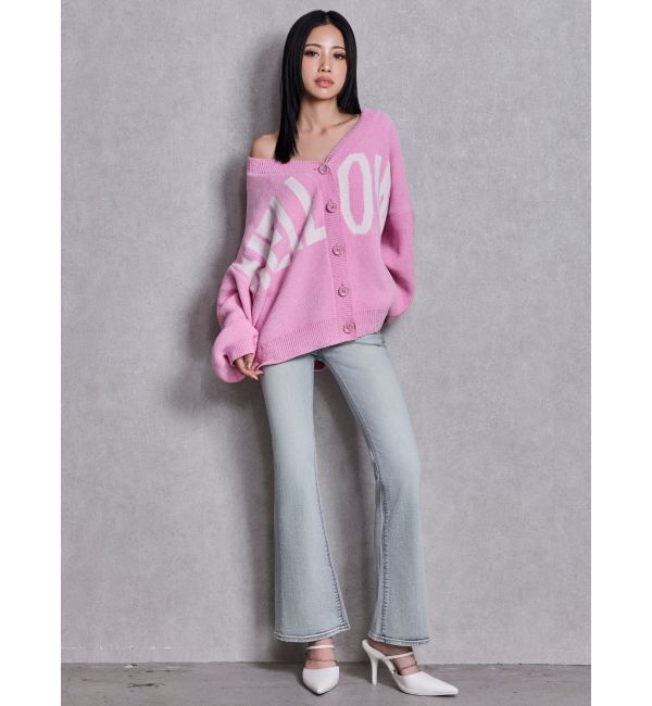 GYDA「MELLOWYモールニットカーディガン」|カーディガン|