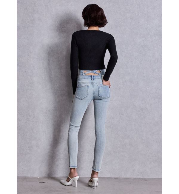 GYDA「GDビジューMOLDチェーンストラップポインテッドミュール」|パンプス|