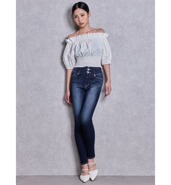 GYDA「GDビジューMOLDチェーンストラップポインテッドミュール」|パンプス|