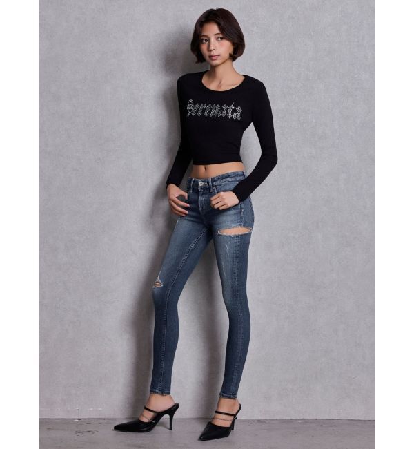 GYDA「GDビジューMOLDチェーンストラップポインテッドミュール」|パンプス|