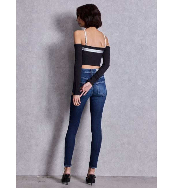 GYDA「GDビジューMOLDチェーンストラップポインテッドミュール」|パンプス|