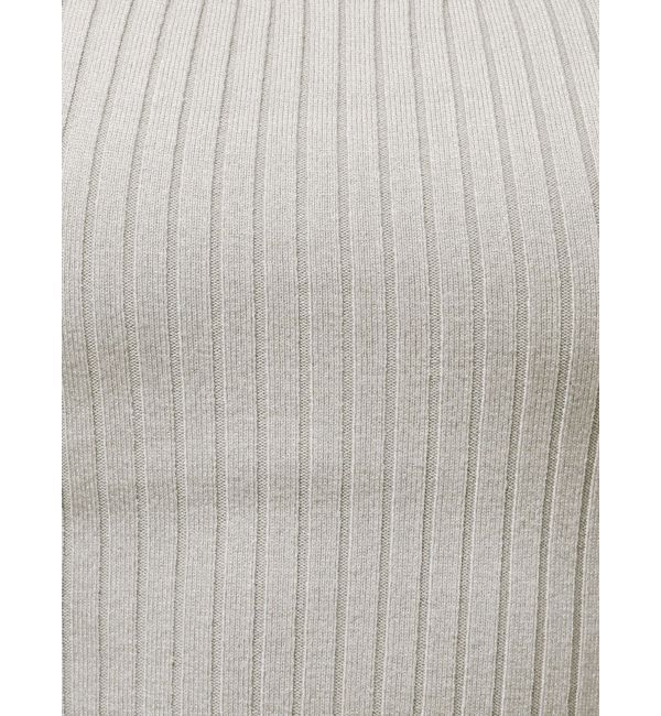 GYDA「バックオープンジップスリットリブニットロングワンピース」|ワンピース|