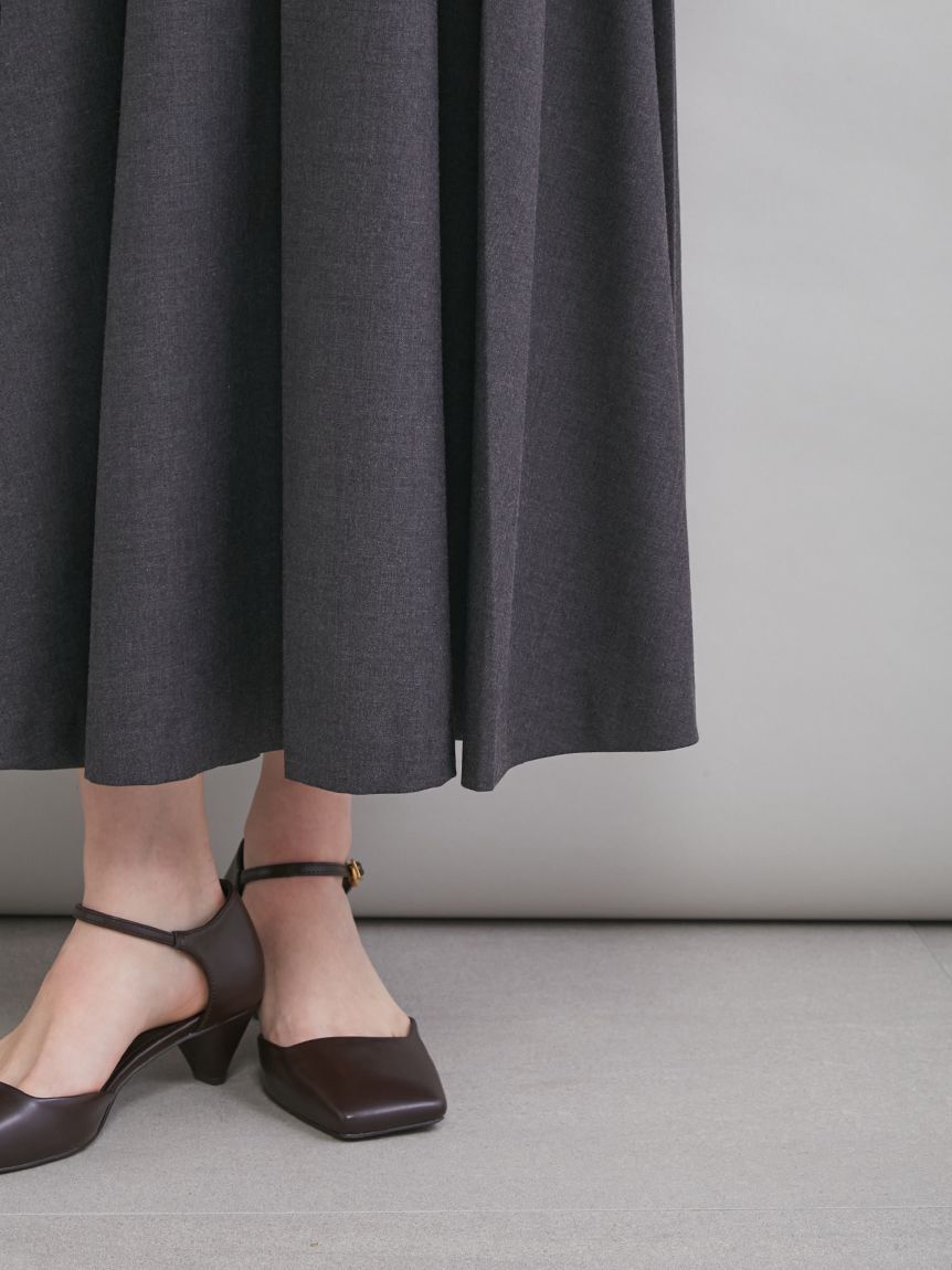 Mila Owen「プリーツスカートニットドッキングワンピース」|ワンピース|