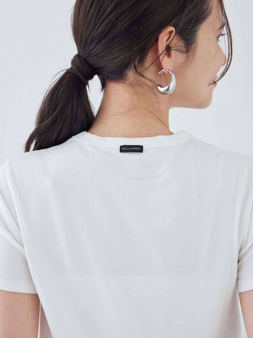 Mila Owen「ソフトタッチ半袖Ｔシャツ」|Tシャツ・カットソー|