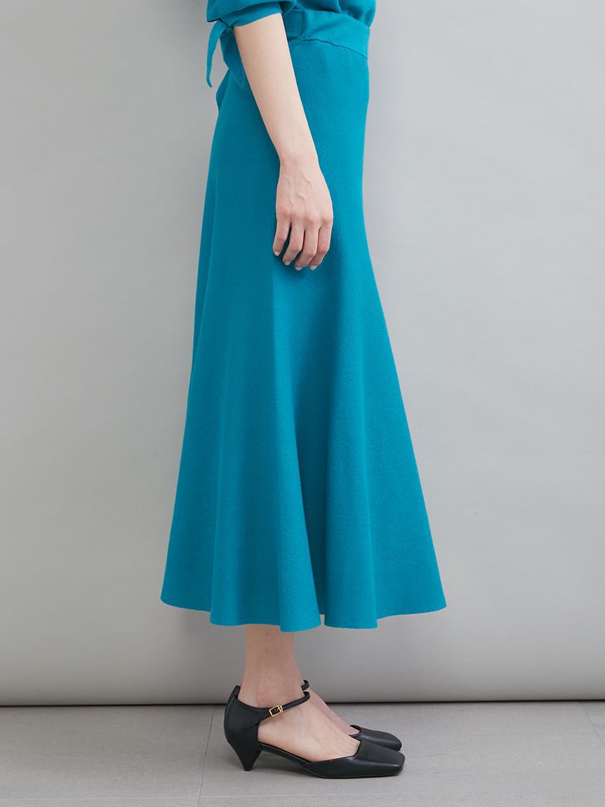 Mila Owen「【ウォッシャブル】ドライタッチフレアニットスカート」|スカート|