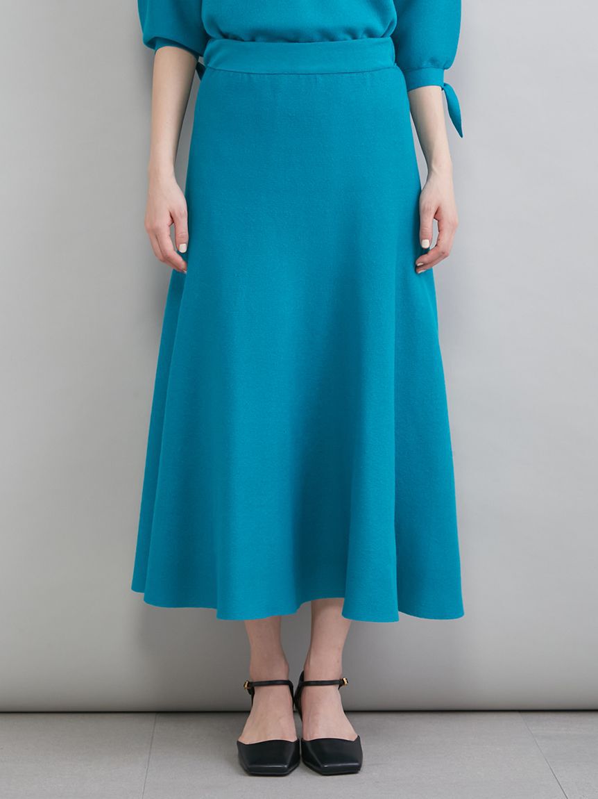 Mila Owen「【ウォッシャブル】ドライタッチフレアニットスカート」|スカート|TUQ