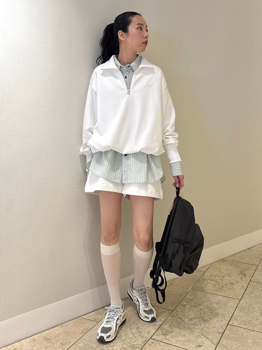 emmi atelier「【em】レイヤードライクスウェットショートパンツ【セットアップ対応】」|その他|