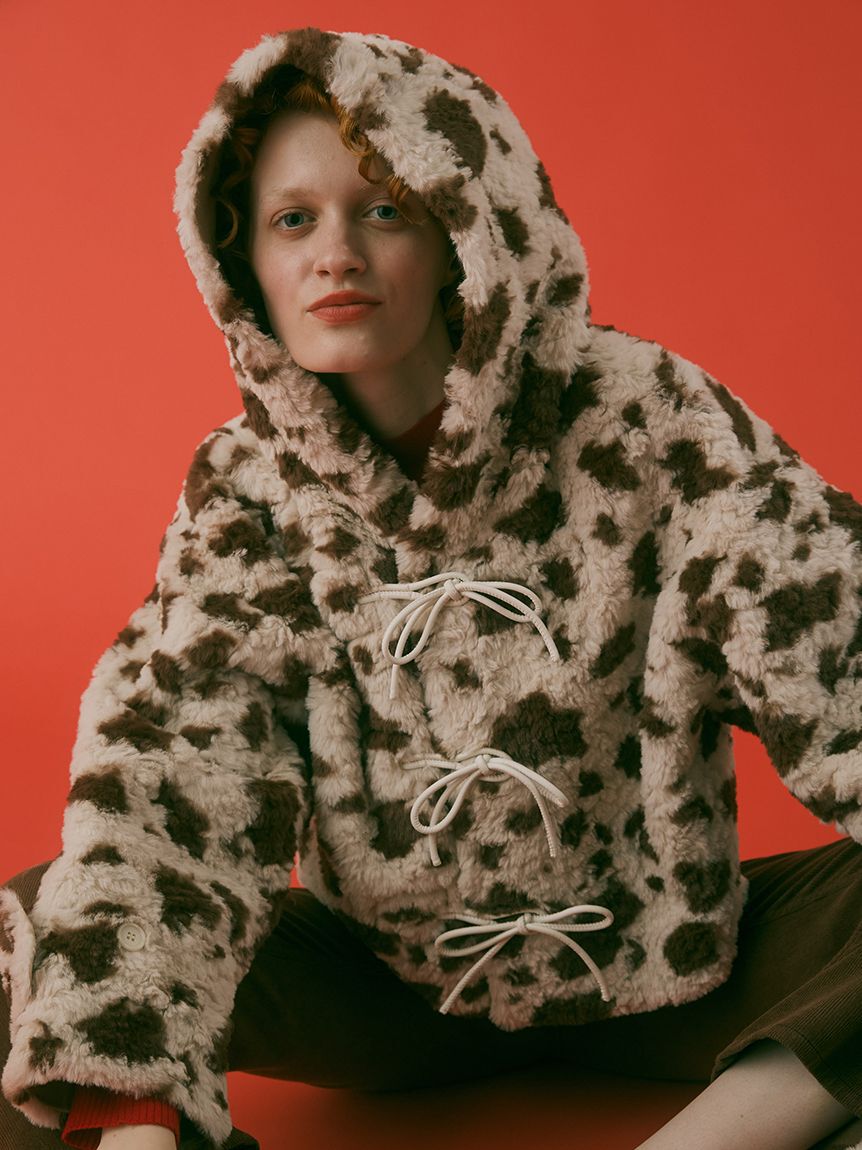 FURFUR「リボンショートダッフルコート」|ダッフルコート|