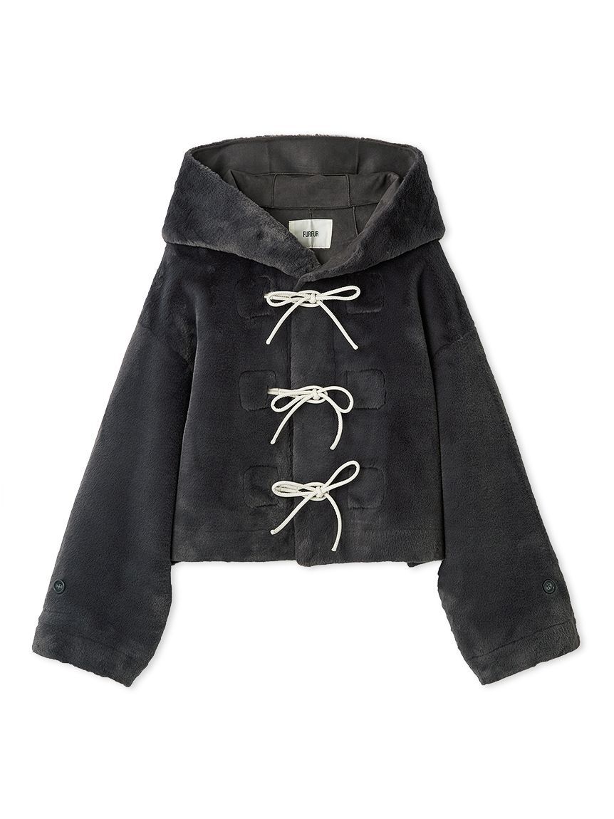 FURFUR「リボンショートダッフルコート」|ダッフルコート|