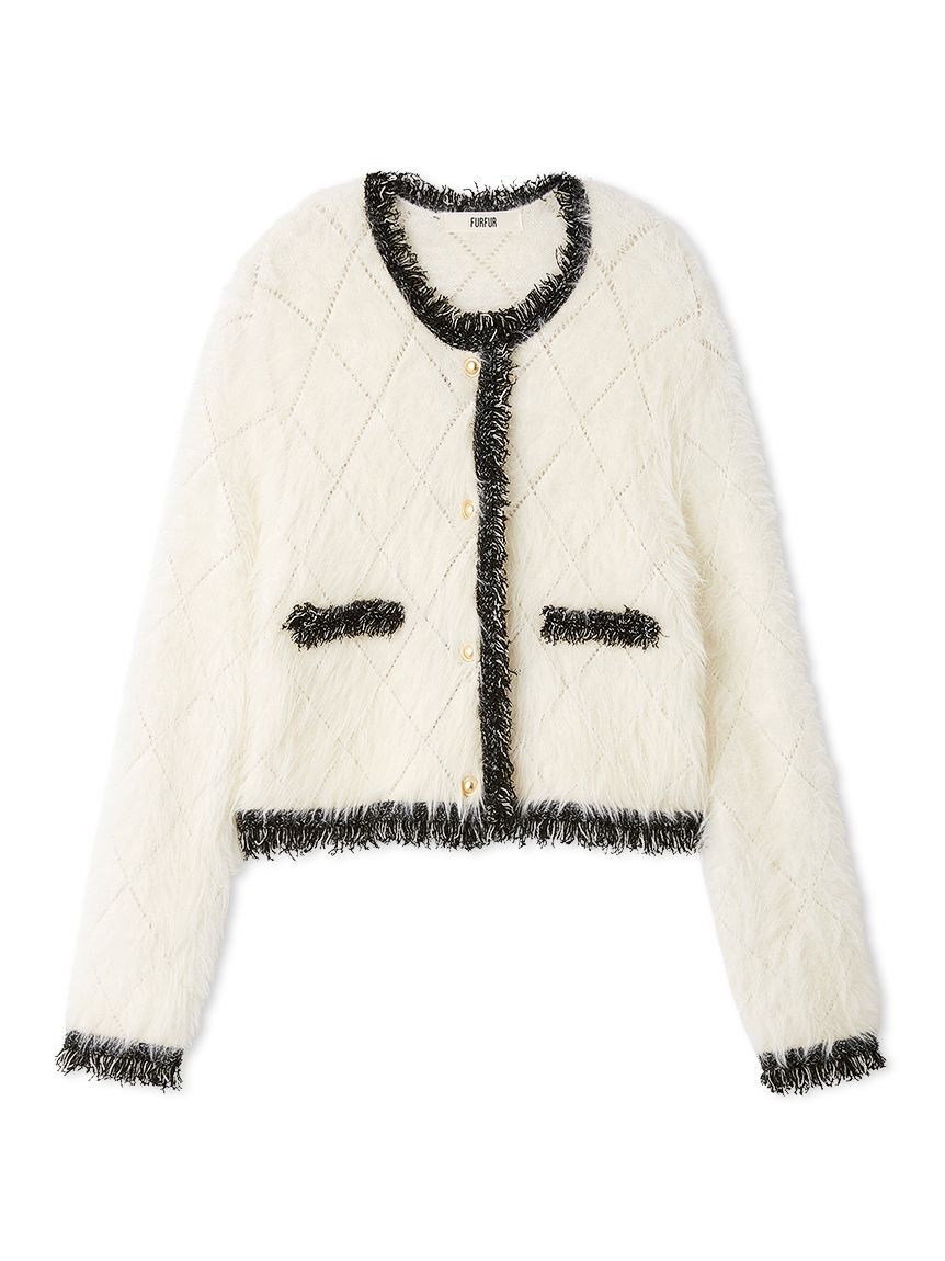 FURFUR「【限定カラー】フェザーツイードカーディガン」|カーディガン|