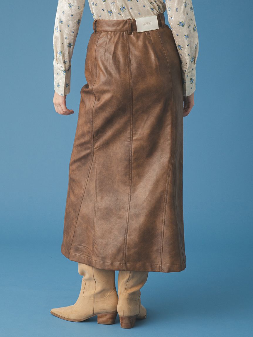 FURFUR「マルチマテリアルマーメイドスカート」|スカート|