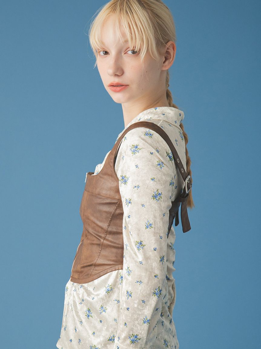 FURFUR「マルチマテリアルビスチェ」|ベスト・ジレ|