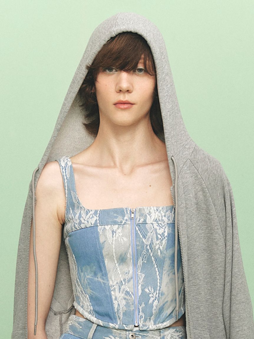 FURFUR「マルチマテリアルビスチェ」|ベスト・ジレ|SAX