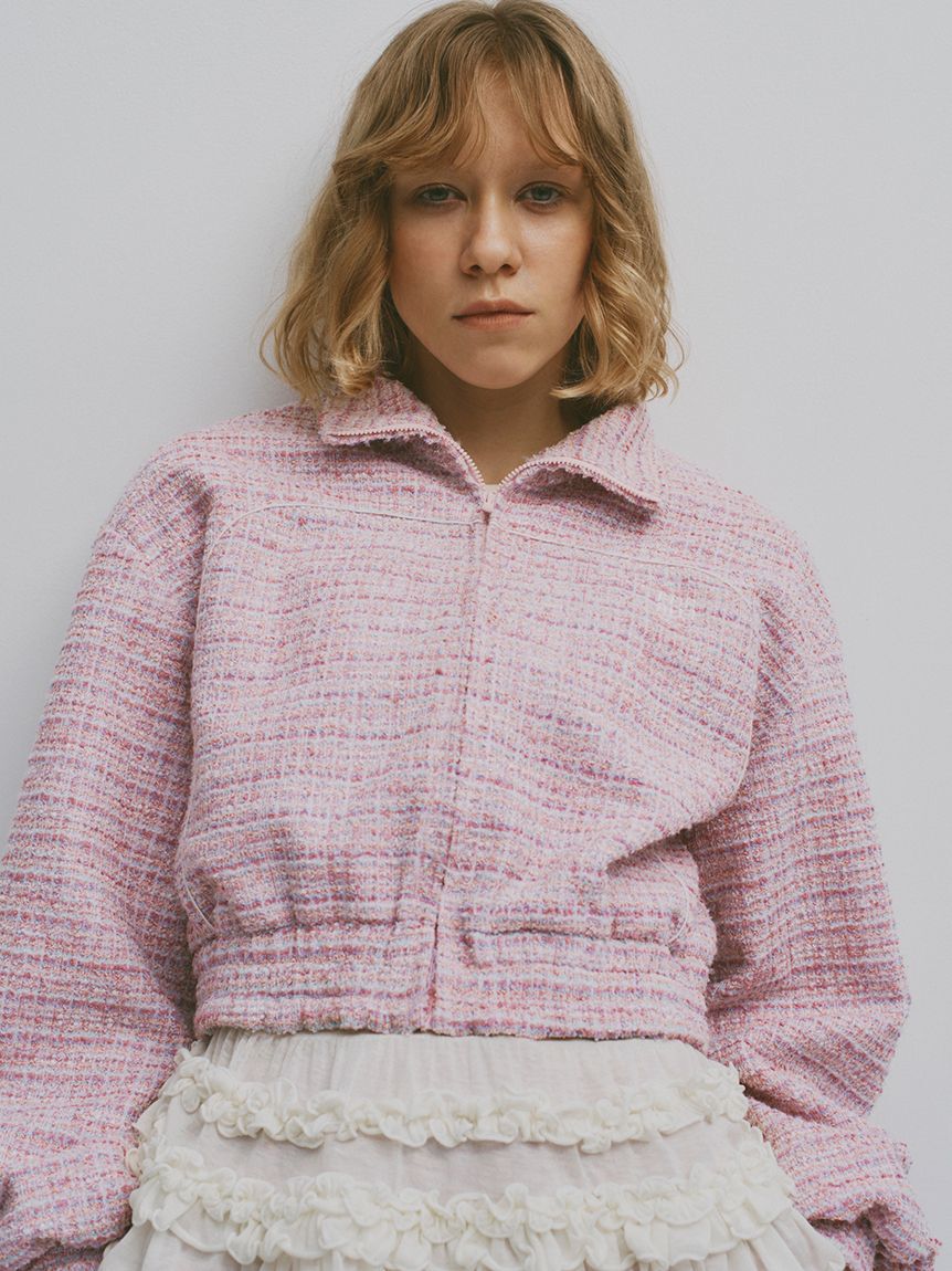 FURFUR「ツイーディトラックブルゾン」|ブルゾン・スタジャン|