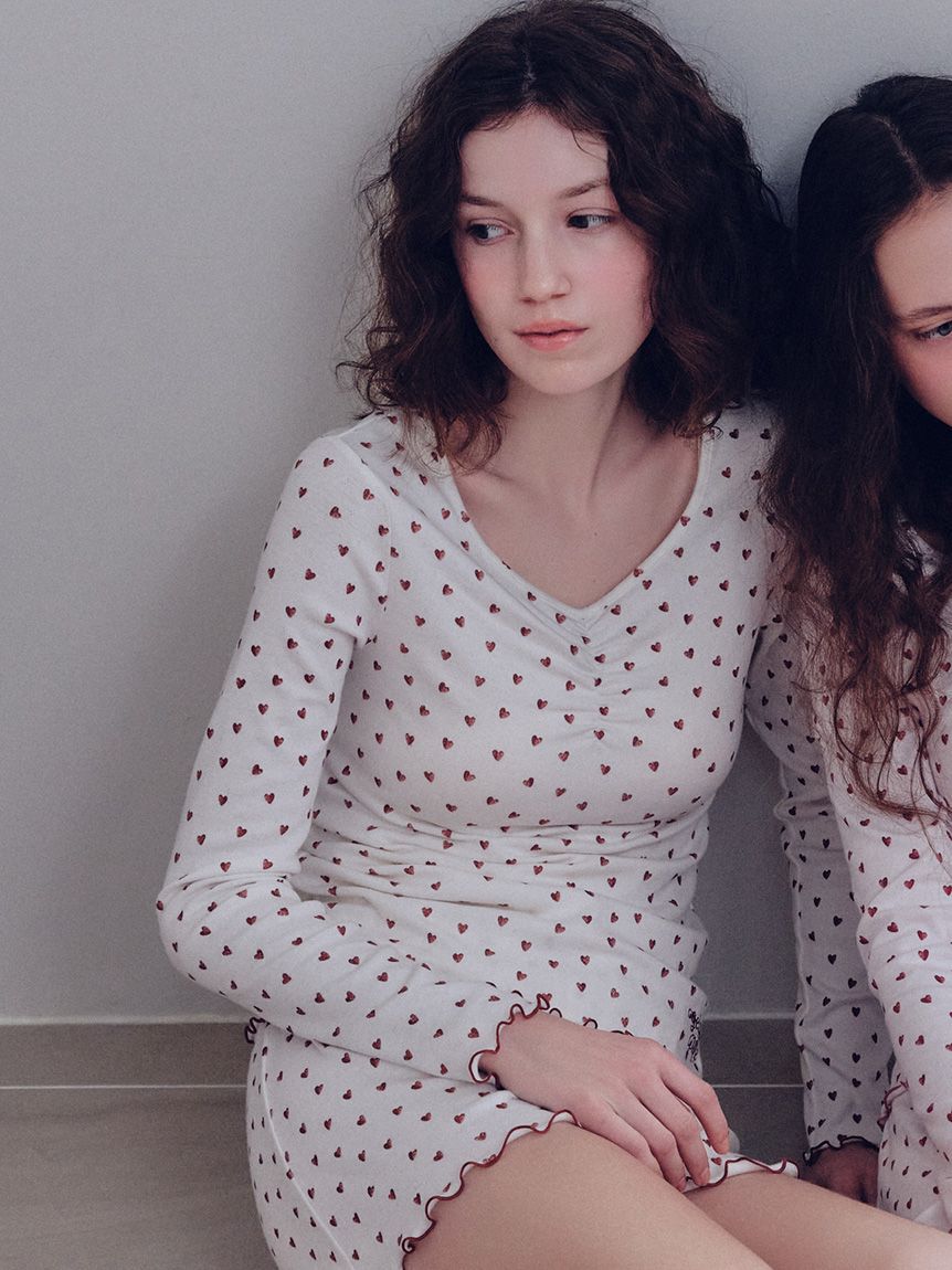 gelato pique「針抜きハート柄ショートパンツ」|ルームウェア|