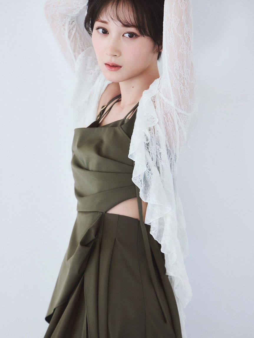 SNIDEL「カットレースフリルプルオーバー」|Tシャツ・カットソー|