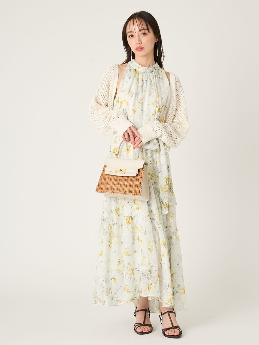 FRAY I.D「【BAGMATI】ラタンレザートップハンドルバッグ」|ハンドバッグ|