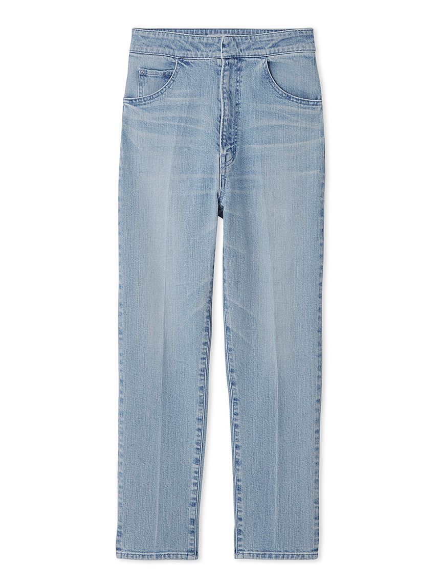 CELFORD「ハイライズ美脚ストレッチテーパードデニムパンツ」|デニム|