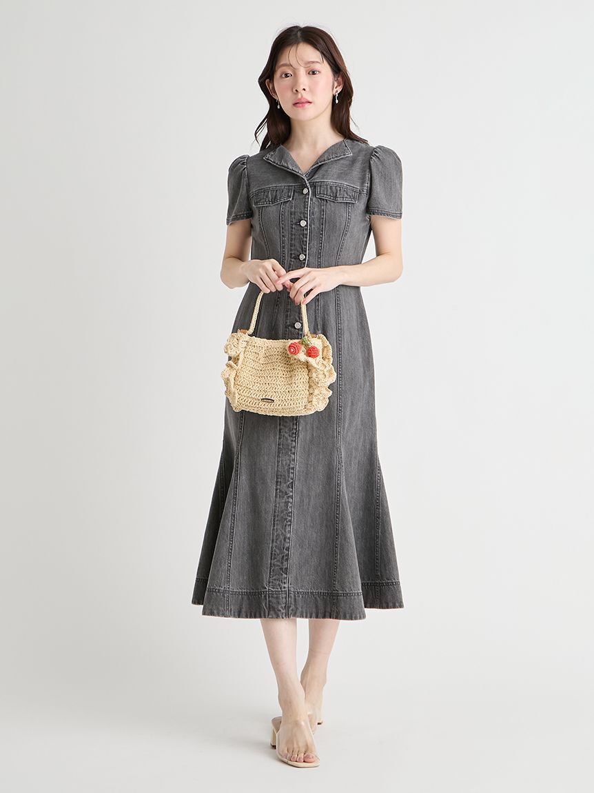 CELFORD「【洗える】マーメイドデニムワンピース」|ワンピース|
