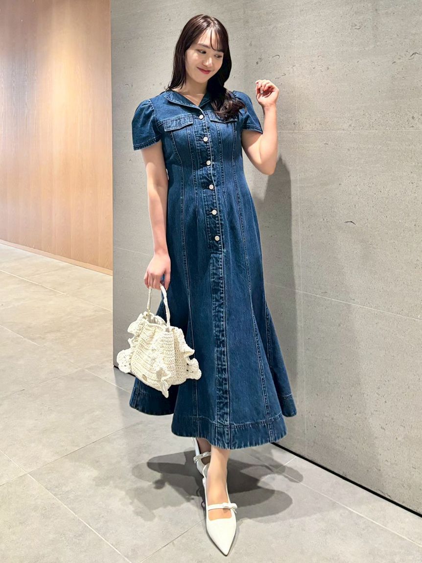 CELFORD「【洗える】マーメイドデニムワンピース」|ワンピース|