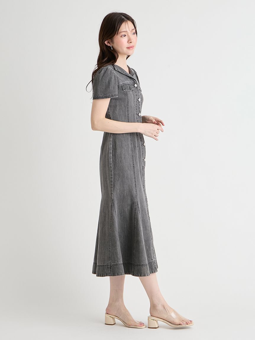 CELFORD「【洗える】マーメイドデニムワンピース」|ワンピース|