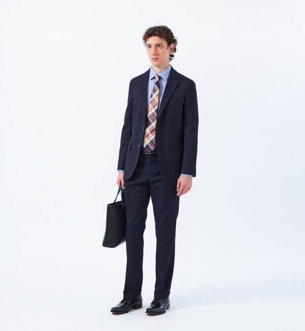 MACKINTOSH PHILOSOPHY「【25年春夏モデル】トロッター ジャケット #000（ナンバーゼロ）バーズアイストレッチ リサイクル」|テーラードジャケット|