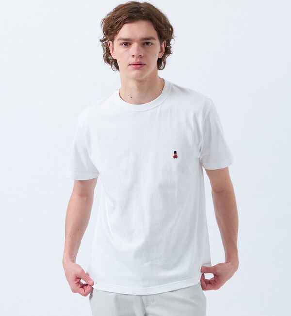 MACKINTOSH PHILOSOPHY「【WEB&一部店舗限定】バッキンガムベア 5.6oz クルーネックワンポイントTシャツ」|Tシャツ・カットソー|ホワイト