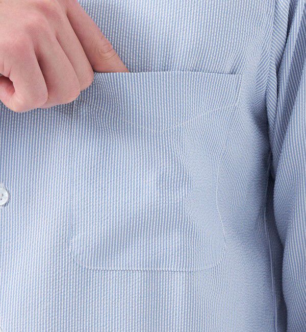 MACKINTOSH PHILOSOPHY「トロッター ボタンダウンシャツ ナローサッカー」|シャツ・ブラウス|