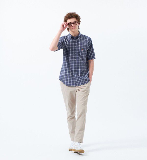 MACKINTOSH PHILOSOPHY「バッキンガムベア 半袖ボタンダウンシャツ 柄バリエーション」|シャツ・ブラウス|
