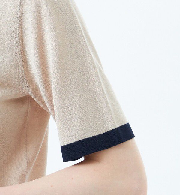 MACKINTOSH PHILOSOPHY「リネンミックスバイカラーニット」|ニット・セーター|