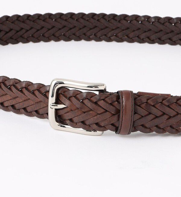 MACKINTOSH PHILOSOPHY「オイルレザーメッシュ カジュアルベルト」|ベルト|