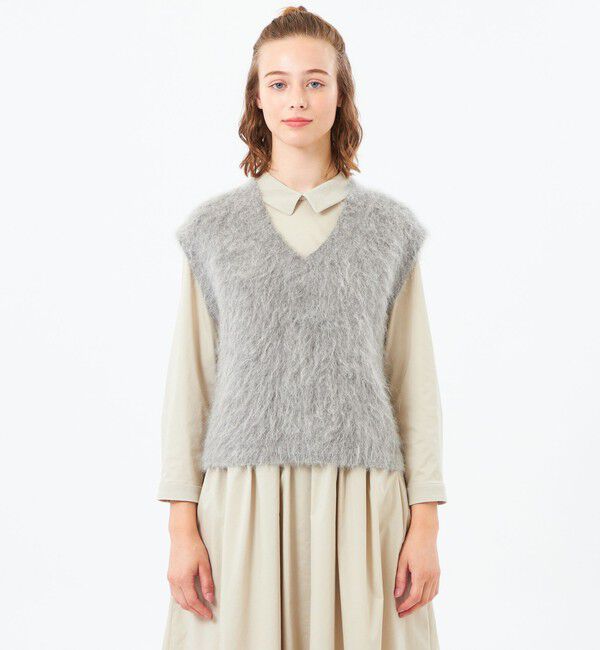 MACKINTOSH PHILOSOPHY「アルパカシャギーニットベスト」|ニット・セーター|