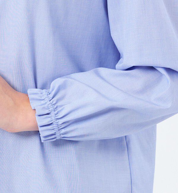 MACKINTOSH PHILOSOPHY「フリルカラーコットンブラウス」|シャツ・ブラウス|