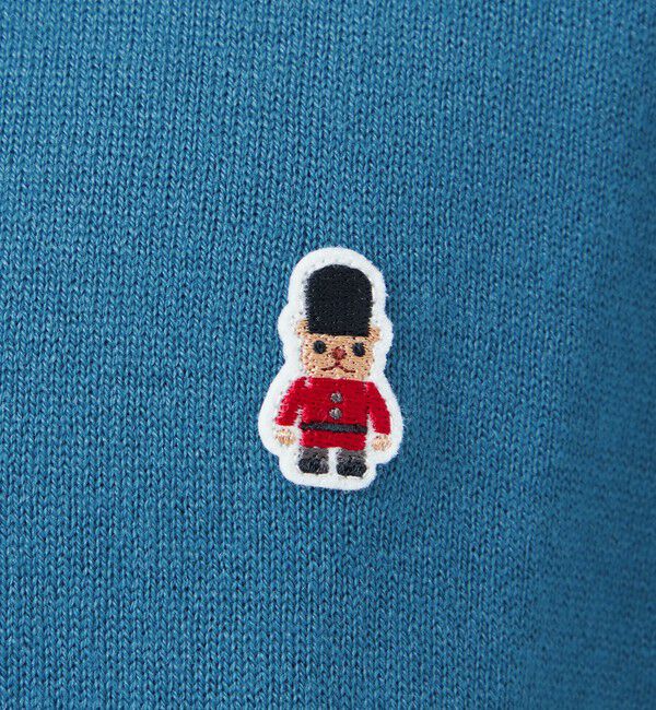 MACKINTOSH PHILOSOPHY「バッキンガムベア 綿ウール天竺 クルーネックプルオーバーニット」|ニット・セーター|