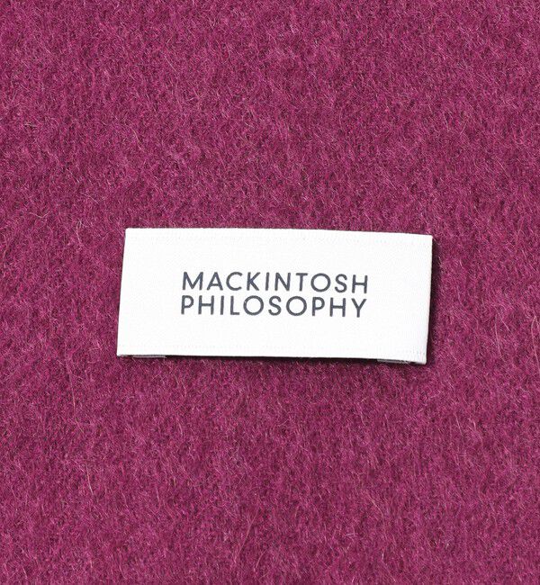 MACKINTOSH PHILOSOPHY「ウォッシャブルカシミヤ ソリッドマフラー」|マフラー|