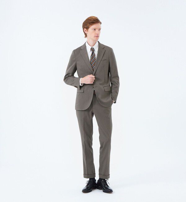 MACKINTOSH PHILOSOPHY「トロッター トラウザーズ#051 ストレッチドビー/千鳥」|スラックス|