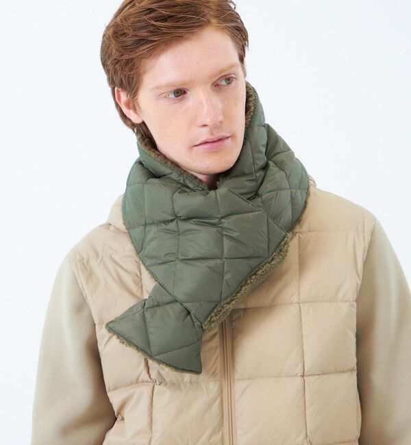 MACKINTOSH PHILOSOPHY「タフタ&times;ボア リバーシブルダウンマフラー with TAION」|マフラー|