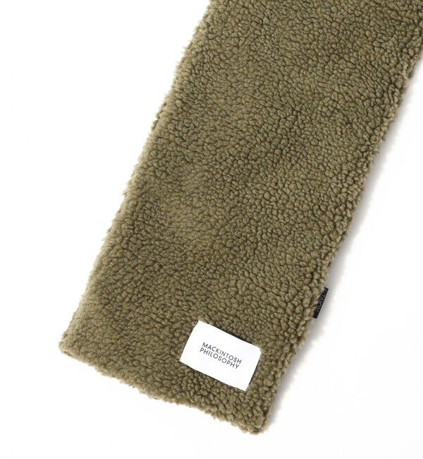 MACKINTOSH PHILOSOPHY「タフタ&times;ボア リバーシブルダウンマフラー with TAION」|マフラー|